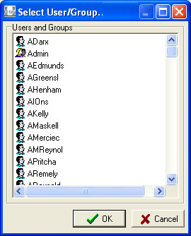 Select User/Group